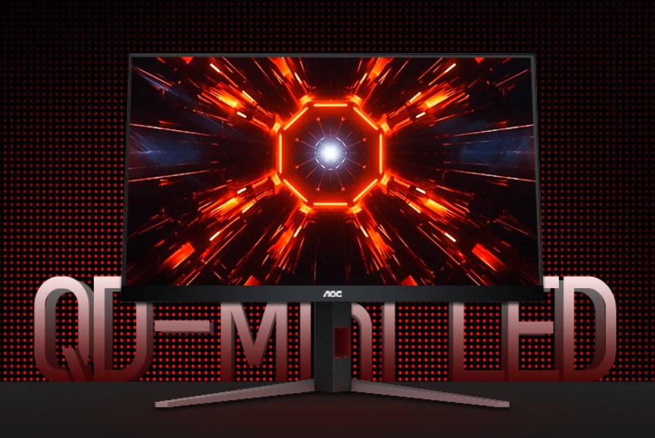 AOC Q27G4SMN 27英寸显示器京东上架 2K 300Hz Mini LED加持2099元